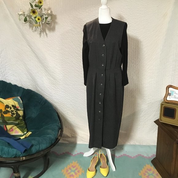 Dark Grey Brooks Brothers Wool Jumper - Picture 5 of 7